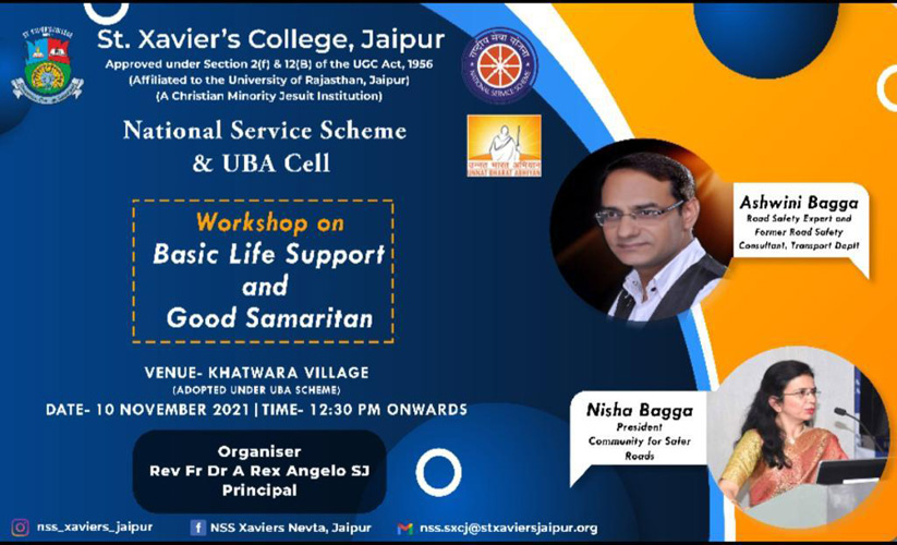 Brochure of the Road Safety Program by Saint Xavier College